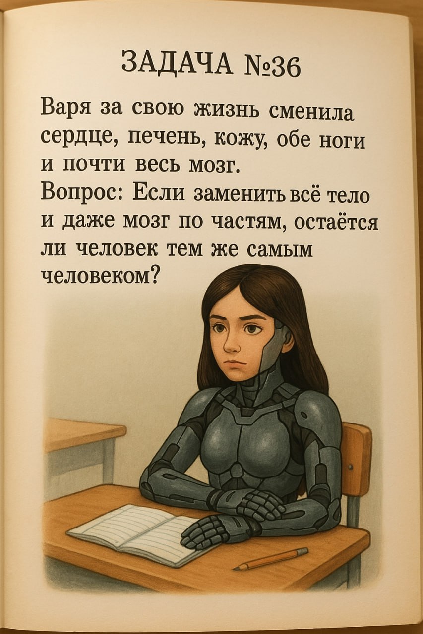 Задачник по новой этике
Увидел в интернете картинку с детской задачкой о «мозге в колбе» (известном философском мысленном эксперименте) и решил сделать серию дилемм из учебника будущего по новой этике | Сетка — социальная сеть от hh.ru