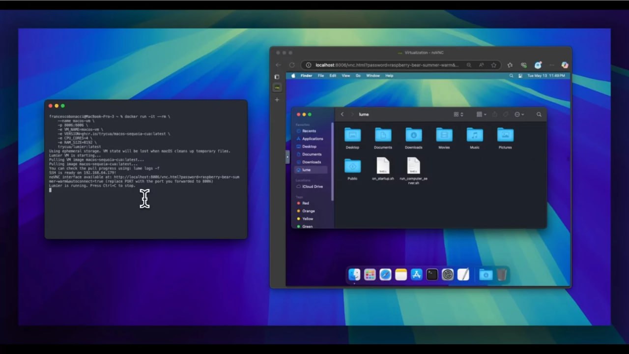 Lumier is an interface for running macOS virtual machines with minimal setup
https://github.com/trycua/cua/tree/main/libs/lumier | Сетка — социальная сеть от hh.ru