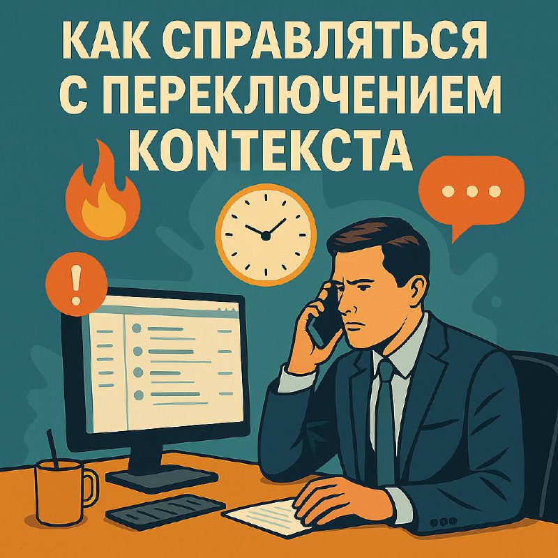Как справляться с переключением контекста | Сетка — социальная сеть от hh.ru