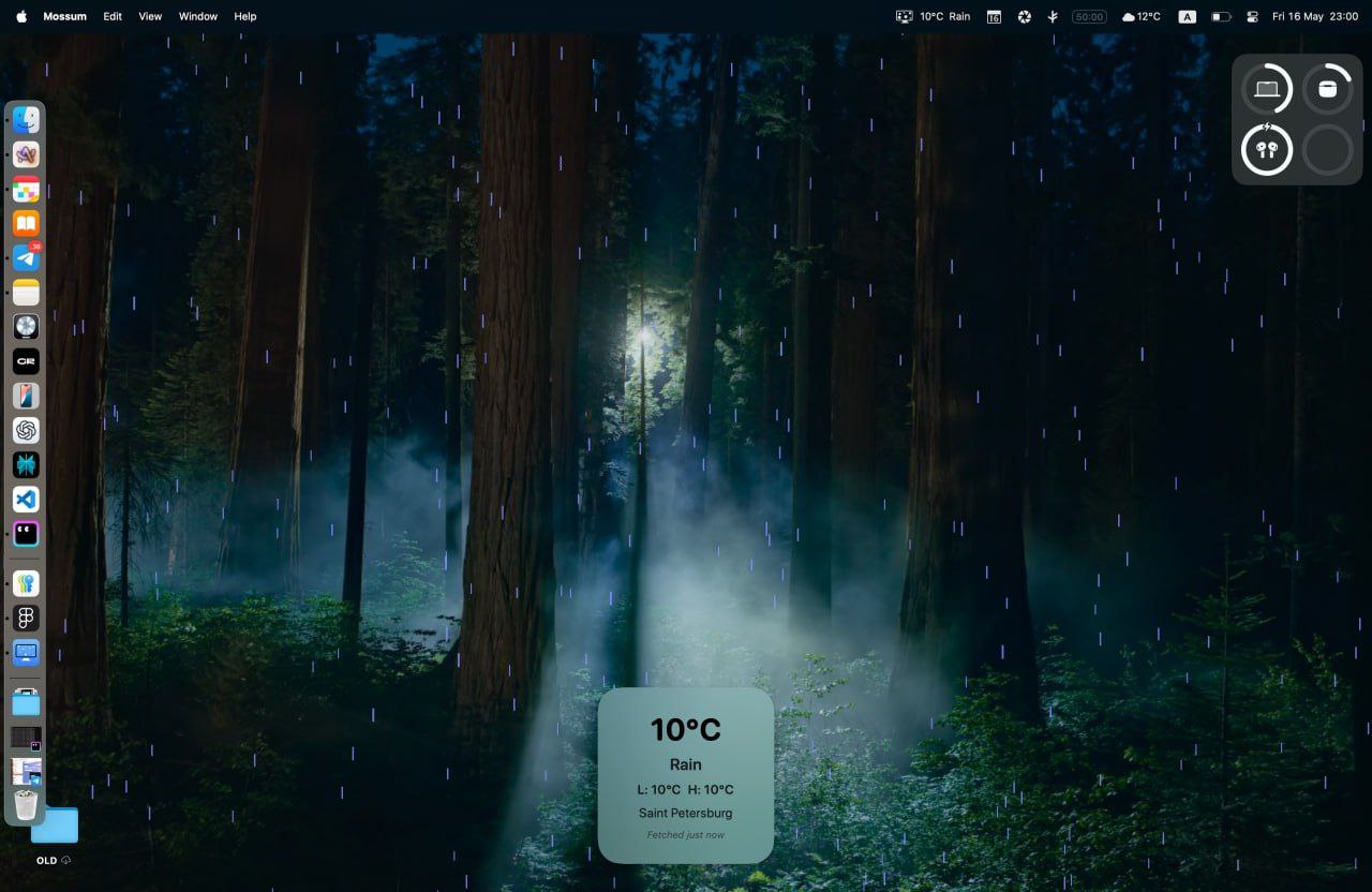 Минималистичное приложение погоды для пользователей Mac.
Которое вместе с виджетом буквально выводит погодные условия на экран | Сетка — социальная сеть от hh.ru