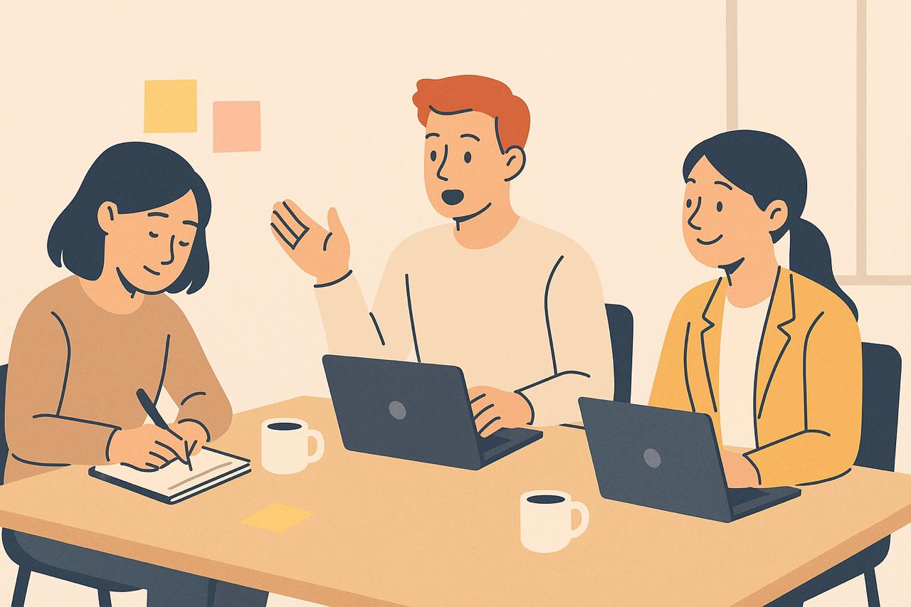 📝 Meeting Notes
1️⃣ Ситуация 
Вы созвонились с продактом, дизайнером, коллегой по команде — о чём-то договорились | Сетка — социальная сеть от hh.ru