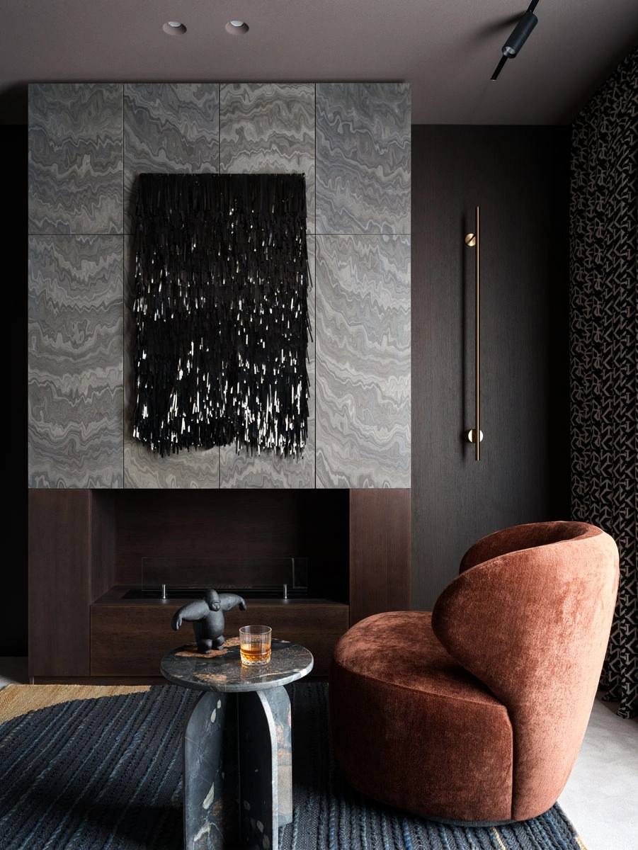 Когда молодой юрист попросил оформить свой дом в максимально темных тонах, дизайнер Юлия Тушева увидела в этом не просто эстетический выбор, а философию жизни, но отнеслась к нему творчески и с долей ... | Сетка — социальная сеть от hh.ru