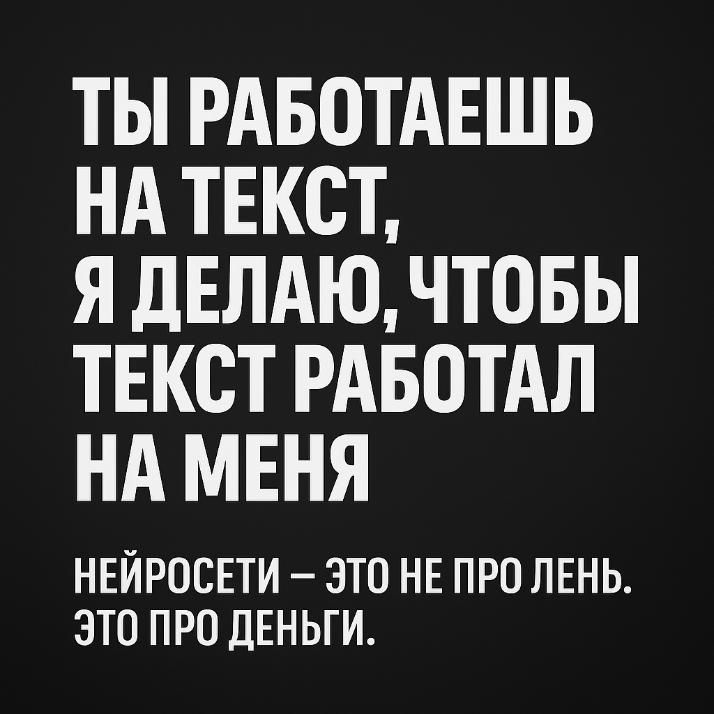Ты работаешь на текст. Я делаю, чтобы текст работал на меня | Сетка — социальная сеть от hh.ru