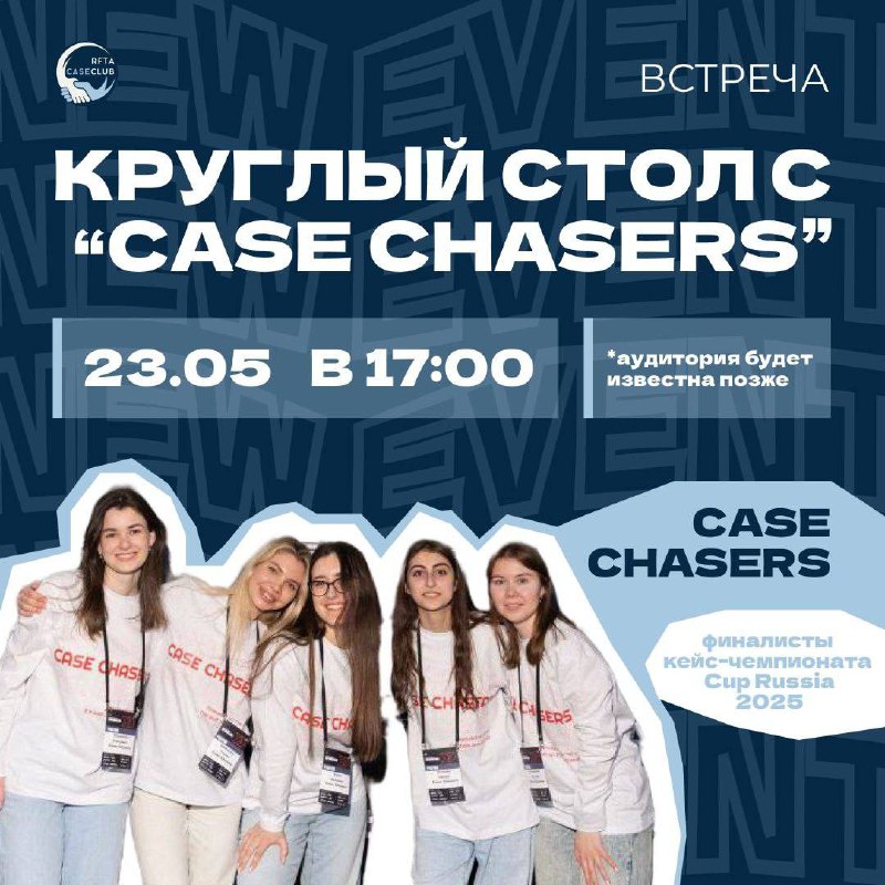 Что делать? Встретиться с финалистами Cup Russia 2025 «Case Chasers»💛
🟨 Хотите узнать секреты успешной командной работы и получить полезные советы для участия в любом кейс-чемпионате?
🟨 Мы приглашаем ... | Сетка — социальная сеть от hh.ru