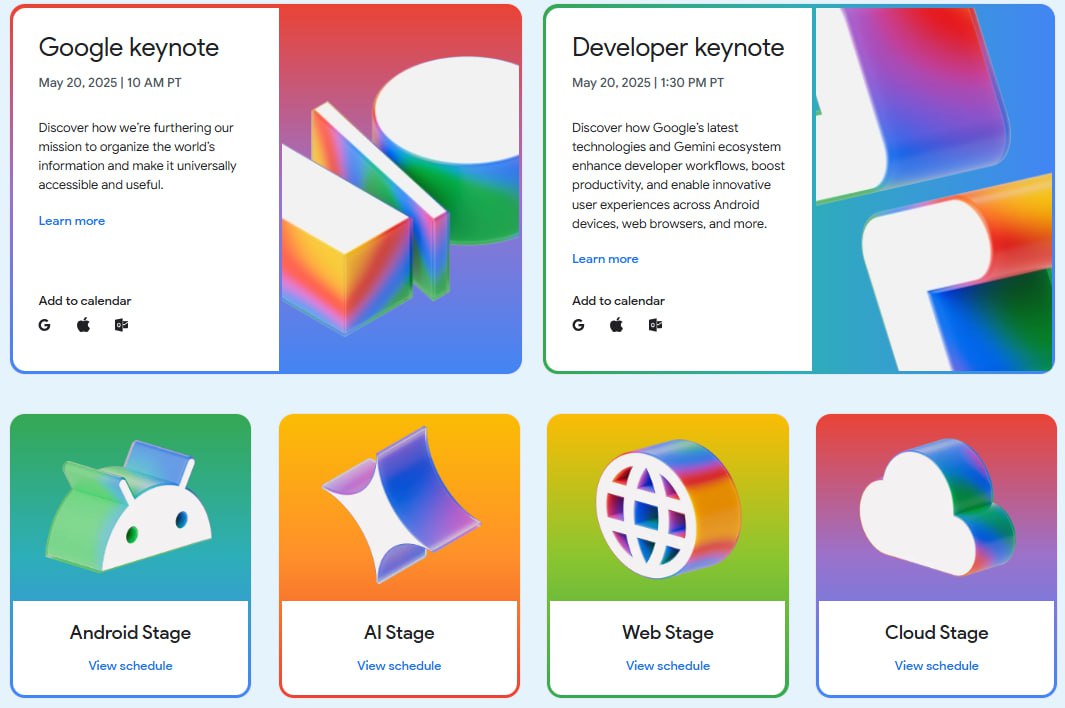 Google I/0 стартует вот прямо сейчас.
Регистрироваться туть | Сетка — социальная сеть от hh.ru
