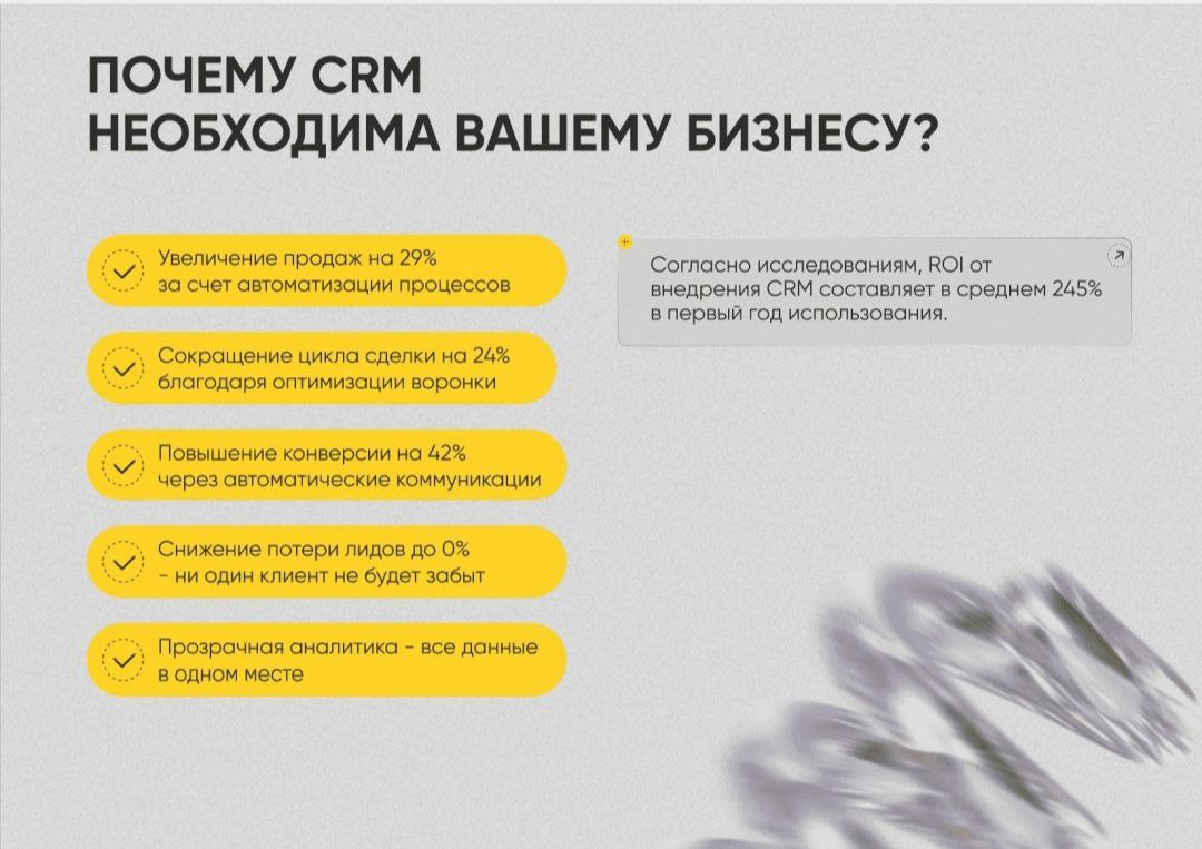 Внедрение CRM для бизнеса | Сетка — социальная сеть от hh.ru