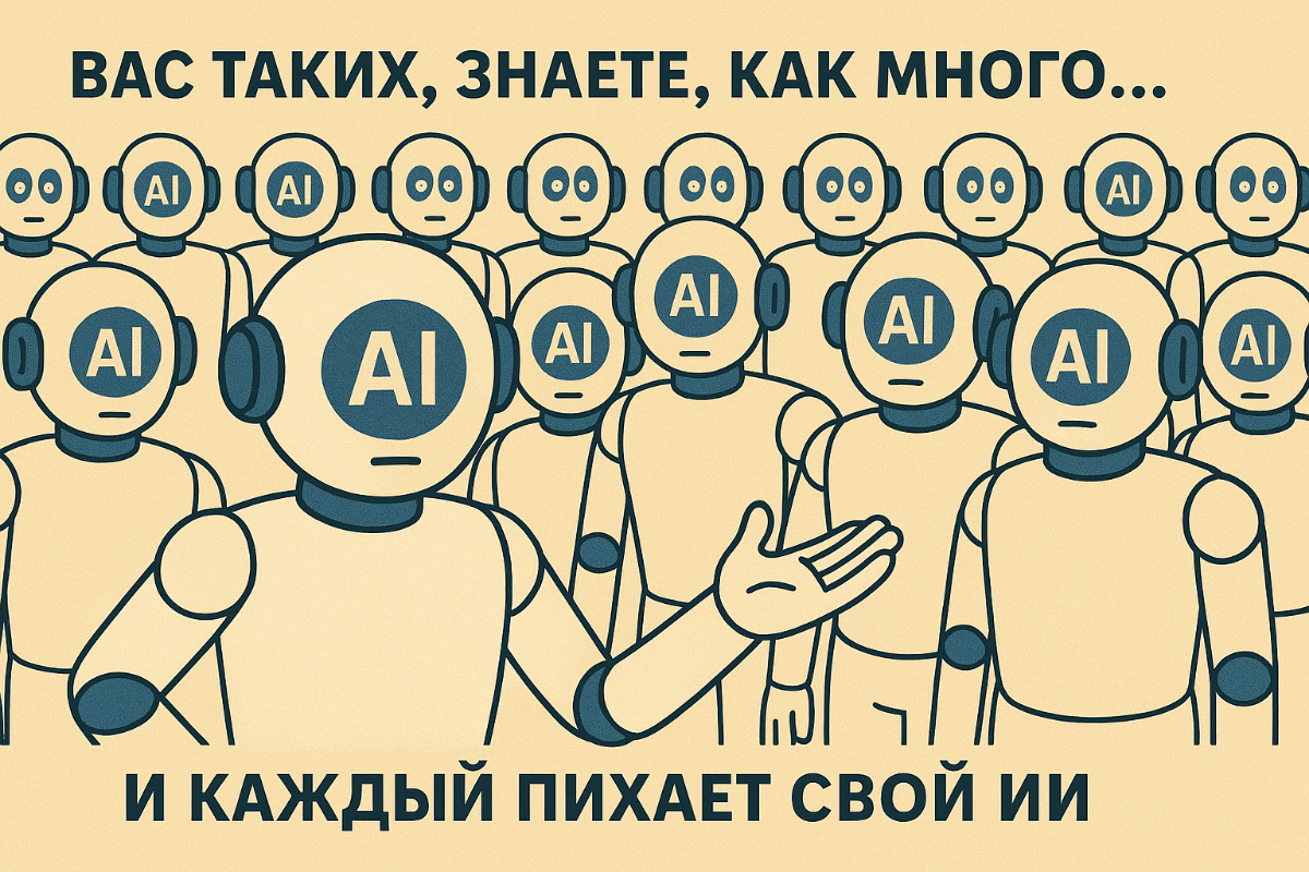 Вас таких, знаете, как много… и каждый пихает свой ИИ | Сетка — социальная сеть от hh.ru