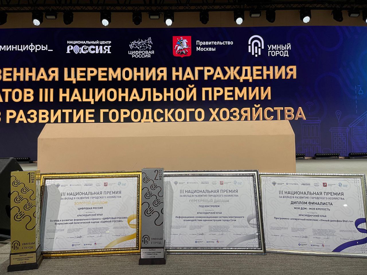 🏆 Сочи в числе лучших: в Москве прошла III Национальная премия "Умный город"
Город-курорт Сочи стал одним из победителей премии за вклад в развитие цифровизации городского хозяйства | Сетка — социальная сеть от hh.ru