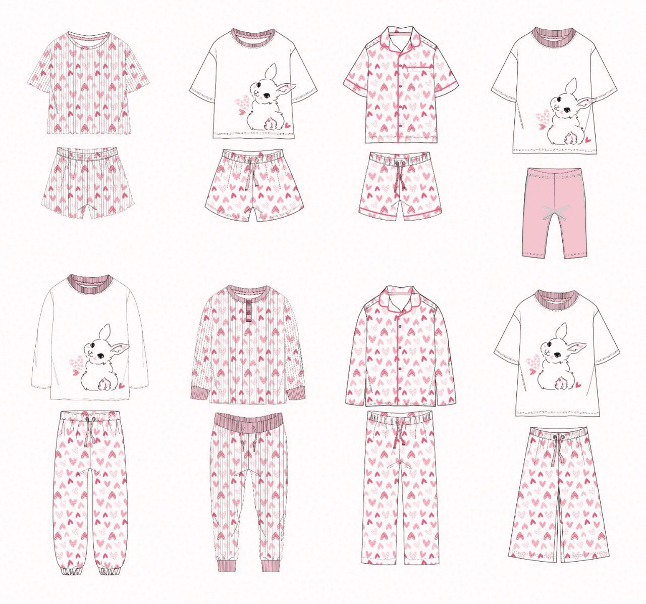 Разработка капсулы одежды  
Пару месяцев назад выполняла тестовое задание для местного бренда детской одежды | Сетка — социальная сеть от hh.ru