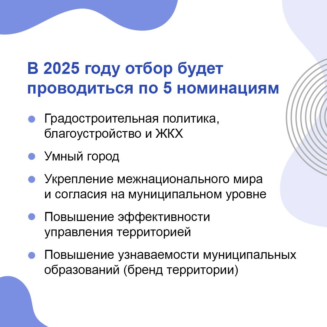 Территории Ставрополья приглашают к участию во Всероссийском конкурсе
Речь идет о конкурсе «Лучшая муниципальная практика». Решение о его перезапуске приняло Правительство России | Сетка — социальная сеть от hh.ru