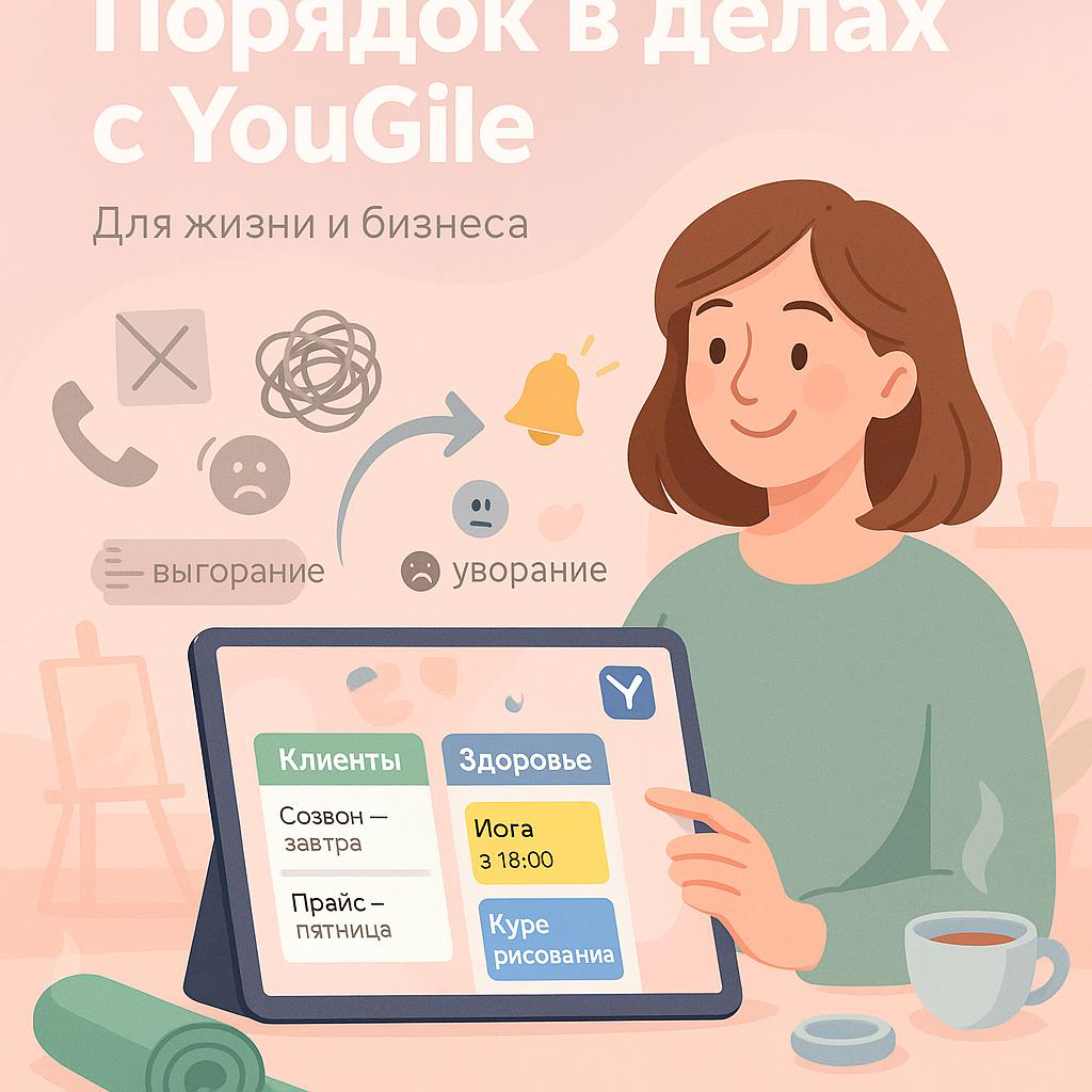 Как не утонуть в задачах: Yougile для жизни и бизнеса | Сетка — социальная сеть от hh.ru