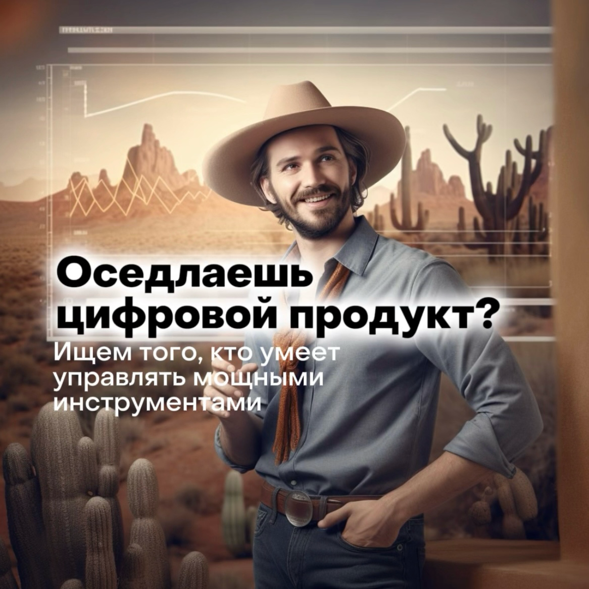 Можешь оседлать продукт, как настоящий ковбой дикого запада? | Сетка — социальная сеть от hh.ru