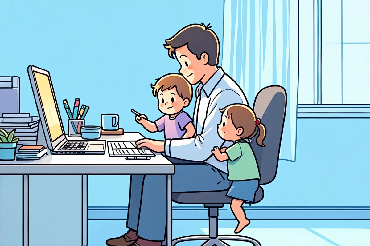 Дети на работе: как совмещать родительство и офис. | Сетка — социальная сеть от hh.ru