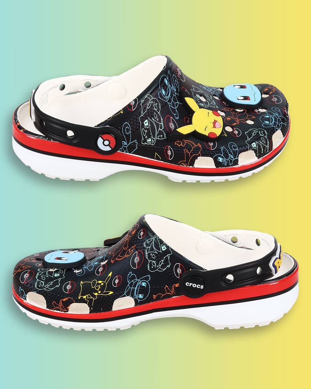 Ооо, Crocs выпустят клогги с БЛЕСТКАМИ и покемонами. В линейке будут розовые и черные клогги, выполненные в стилистике и с деталями мульта, а также джиббитсы с персонажами | Сетка — социальная сеть от hh.ru