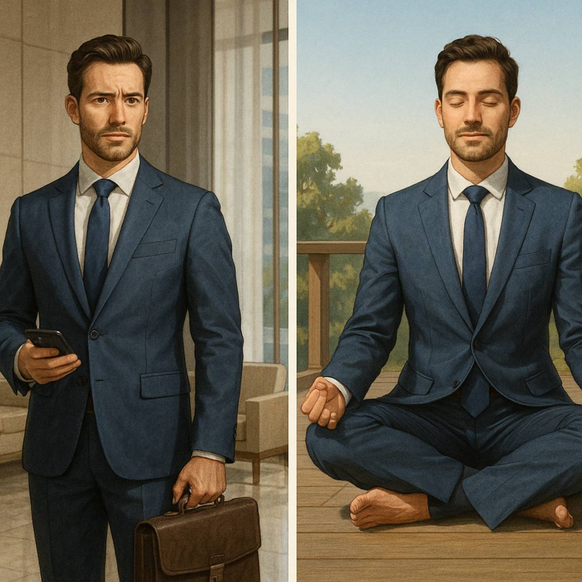 Медитация vs стресс