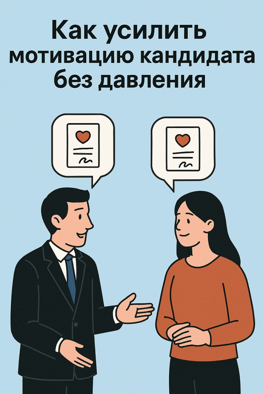 Как усилить мотивацию кандидата
Достаточно часто встречаются ситуации, когда кандидат заинтересован в оффере, но "не время", "подумаю до понедельника", "жалко оставлять команду" | Сетка — социальная сеть от hh.ru