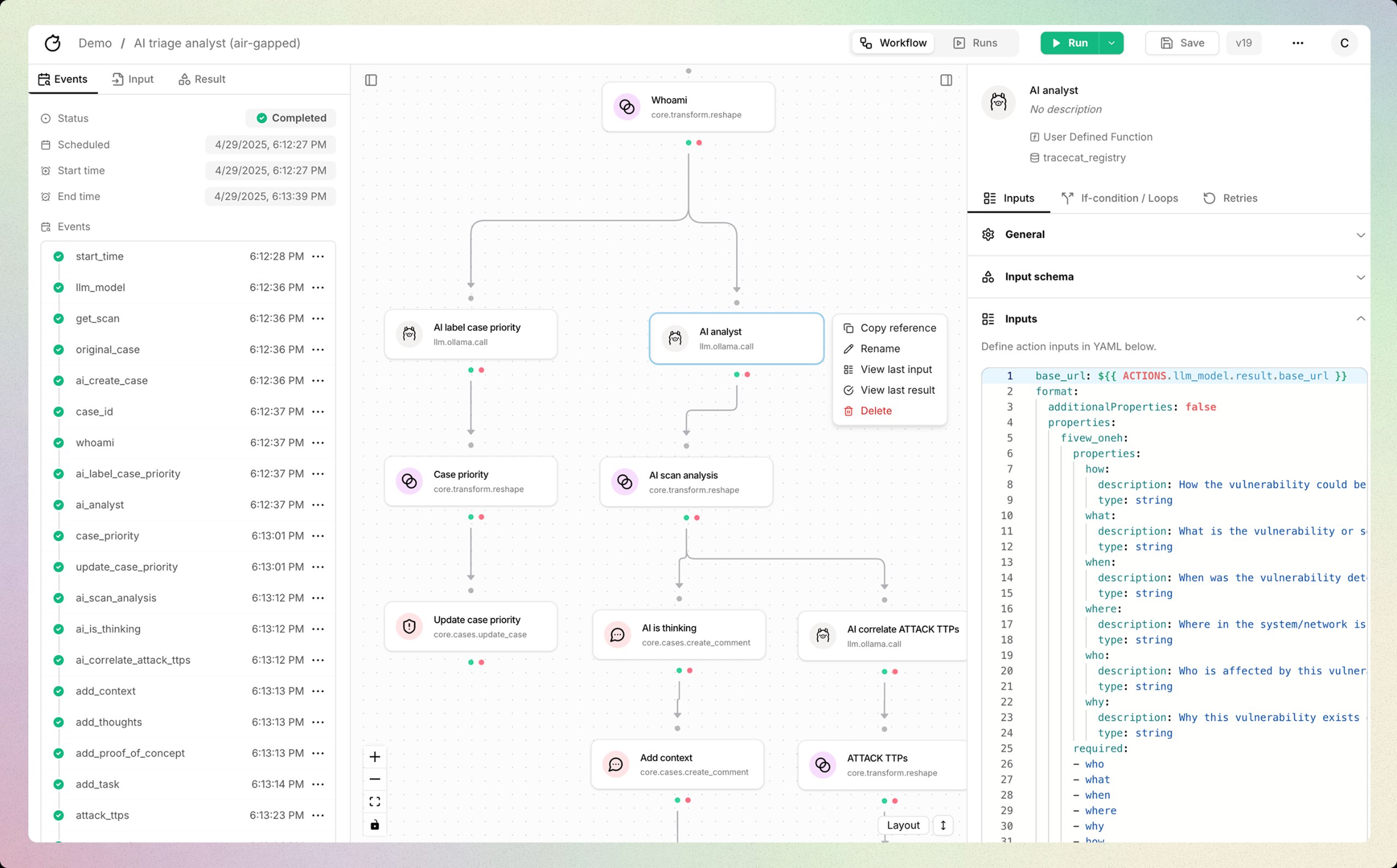 Tracecat is a modern, open source automation platform built for security and IT engineers
https://github.com/TracecatHQ/tracecat | Сетка — социальная сеть от hh.ru