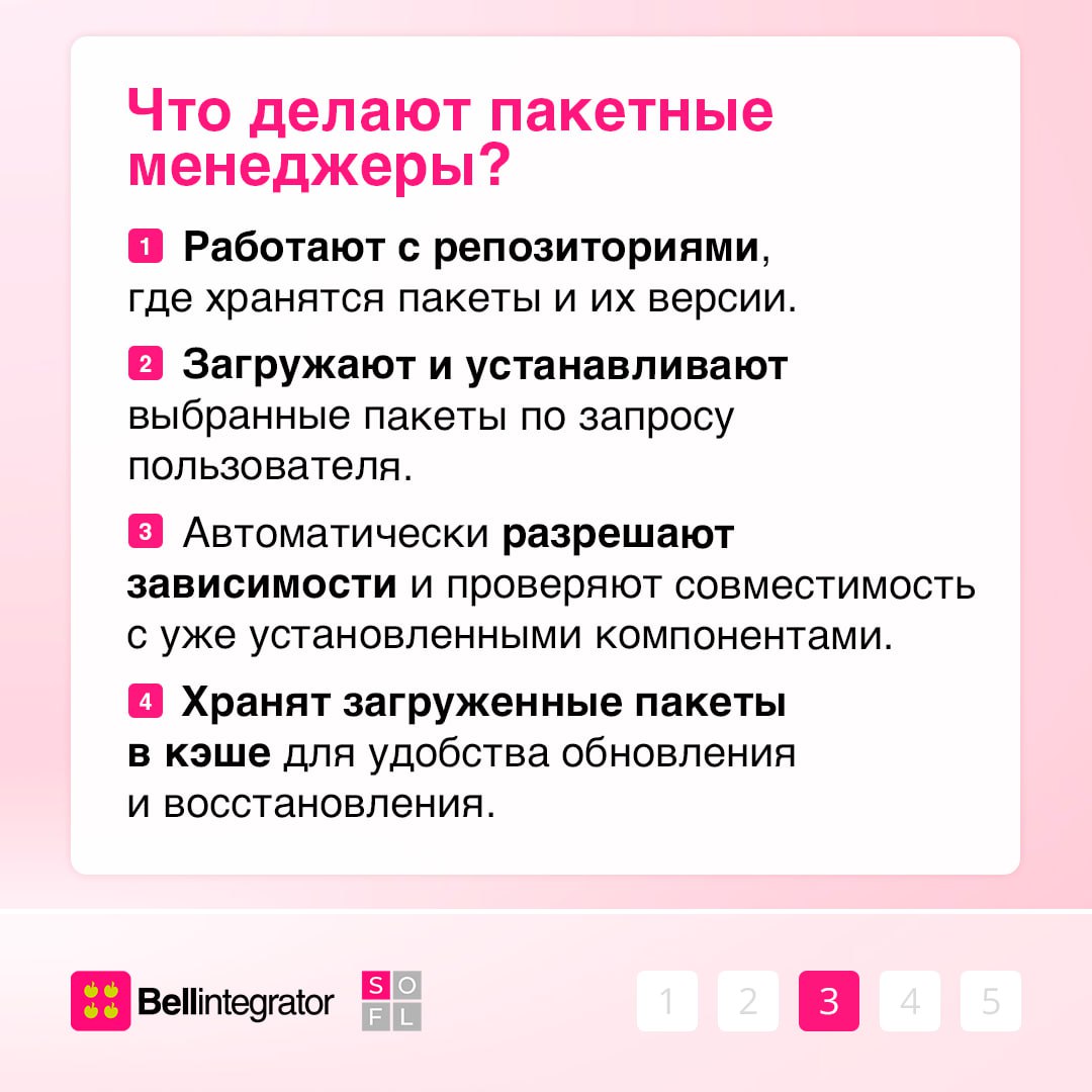 Пакет нужен! И менеджер для него — тоже⚡️
Это инструмент, который помогает легко устанавливать и обновлять другие программы и библиотеки | Сетка — социальная сеть от hh.ru