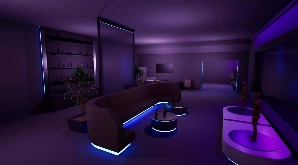 Киберпанк на минималках #leveldesign #environment #cyberpunk #blockout | Сетка — социальная сеть от hh.ru