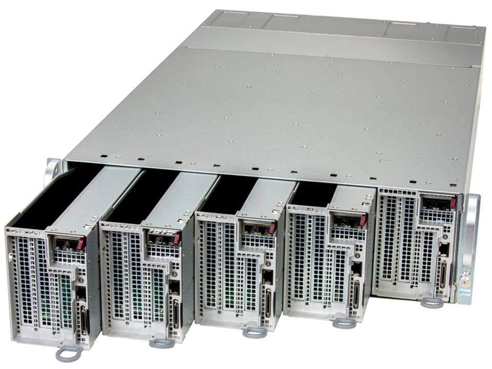 Supermicro представила компактный сервер для облачных и мультимедийных нагрузок
Supermicro выпустила сервер MicroCloud A+ Server AS-3015MR-H5TNR формата 3U с пятью независимыми узлами, нацеленными на ... | Сетка — социальная сеть от hh.ru