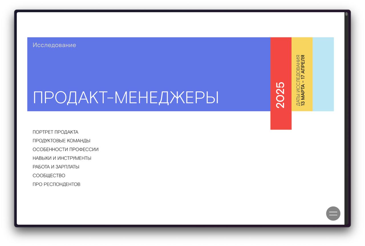 Мои инсайты из исследования рынка продактов 2025
Вчера посмотрел данные по исследованию рынка продактов 2025 и вот что меня удивило больше всего:
1 | Сетка — социальная сеть от hh.ru