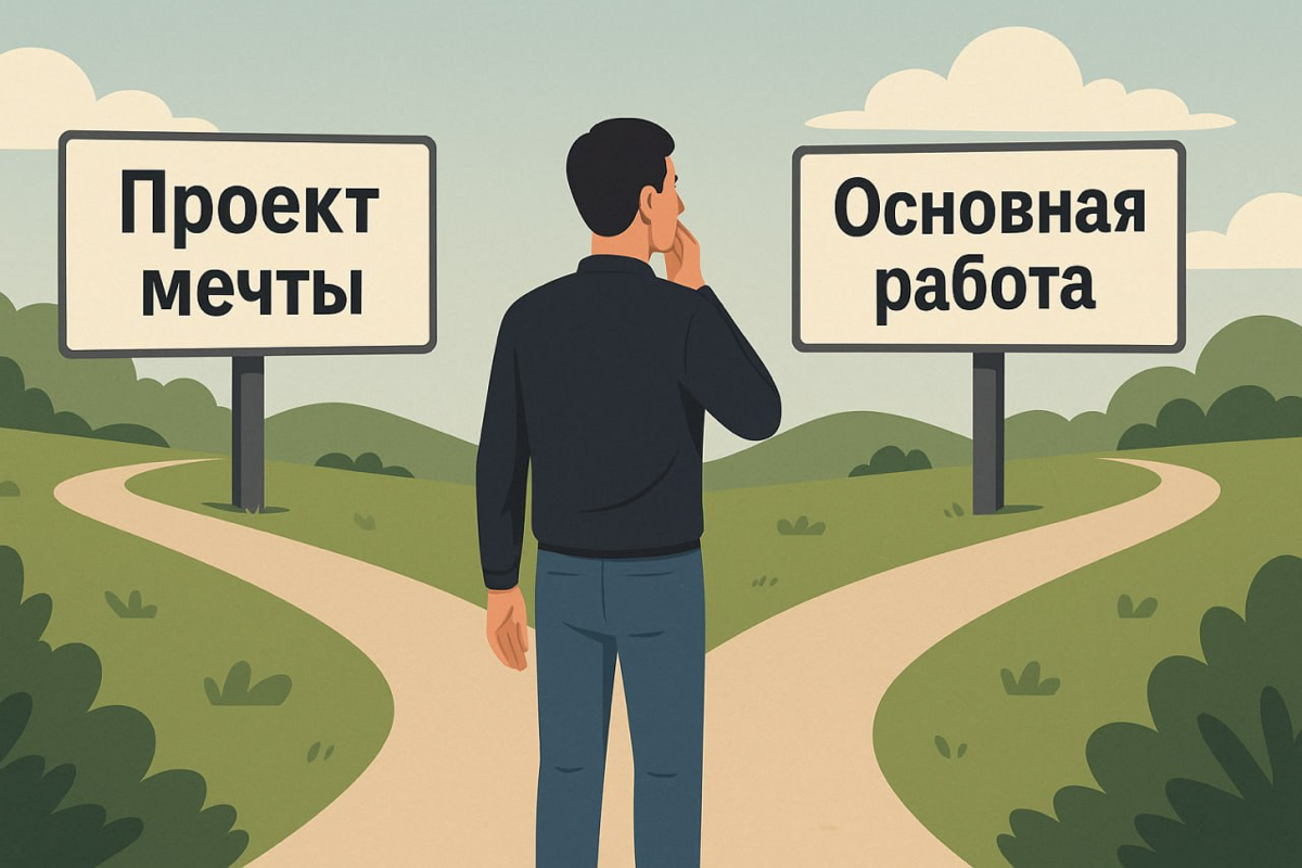 Когда читаешь блоги на тему продуктивности, создаётся впечатление, что если у тебя нет личного проекта — ты просто прожигаешь жизнь | Сетка — социальная сеть от hh.ru