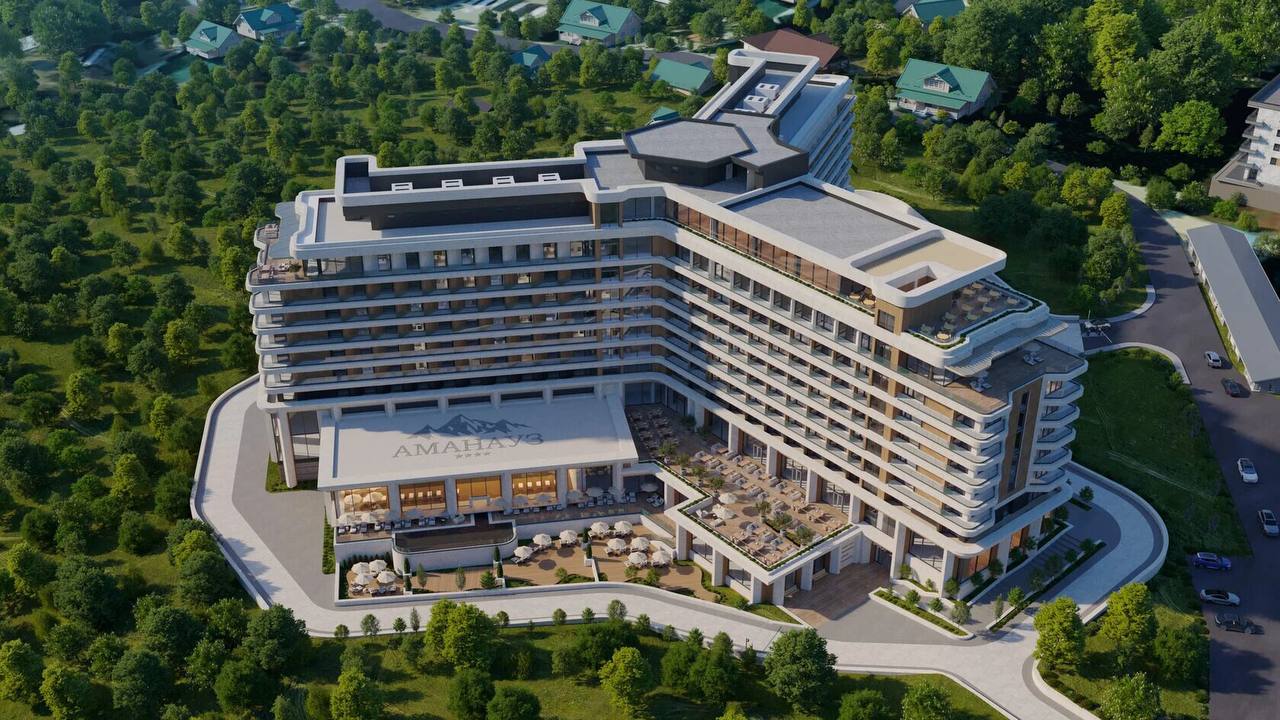 В курортном посёлке Домбай в Карачаево-Черкесии на высоте 1600 метров над уровнем моря построят пятизвёздочный бальнеологический отель «Аманауз» на 454 номера | Сетка — социальная сеть от hh.ru