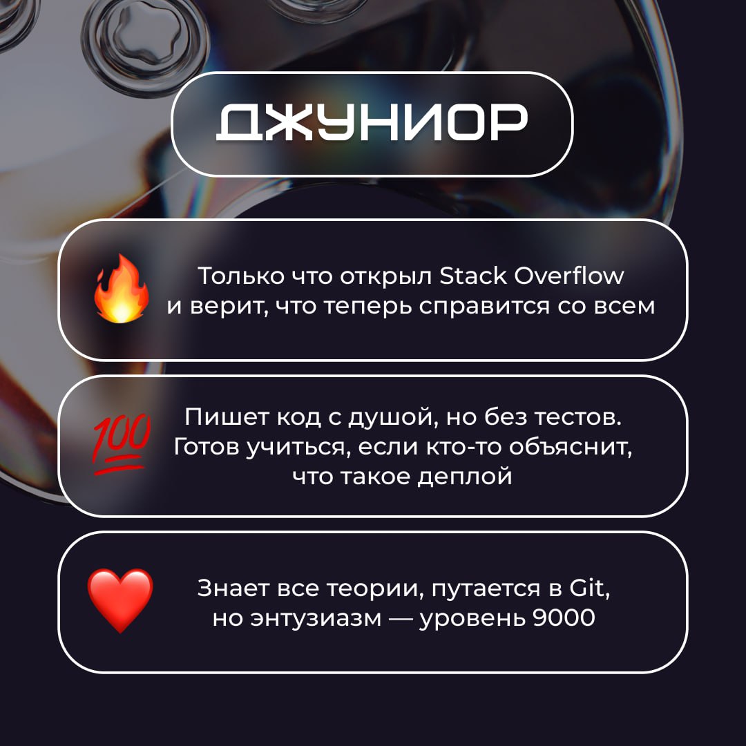 🧠 Игровая задачка для руководителя мечты!
Вы запускаете новый проект и собираете суперкоманду. В команду войдут три специалиста: джун, мидл и сеньор | Сетка — социальная сеть от hh.ru