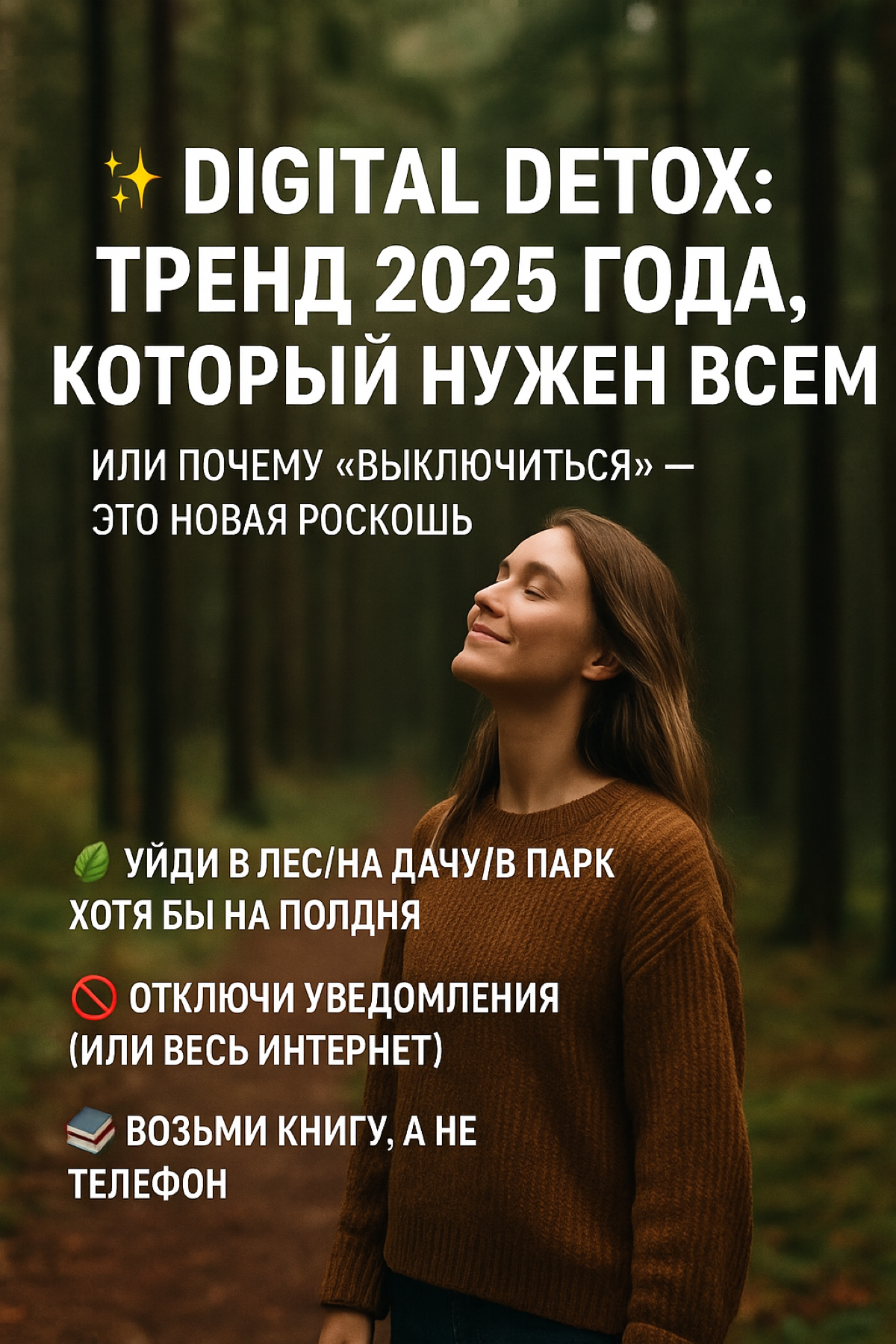 ✨ Digital Detox: Тренд 2025 года, который нужен всем | Сетка — социальная сеть от hh.ru