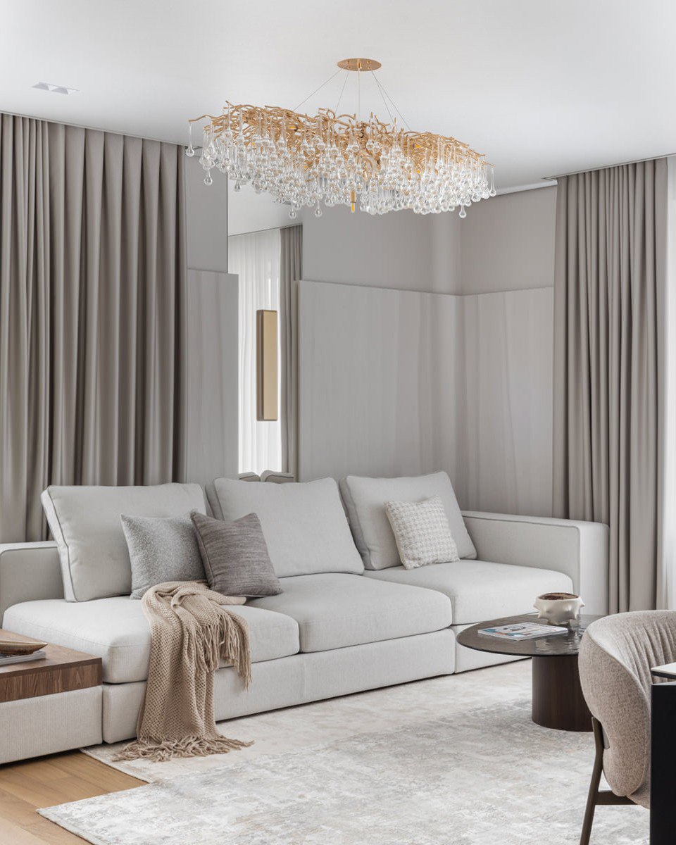 Лаконичное взрослое пространство со знаковыми дизайнерскими акцентами и детские комнаты, наполненные цветом, игрой и творческой в свободой в проекте дизайнера Алины Шагалеевой-Гамм | Сетка — социальная сеть от hh.ru