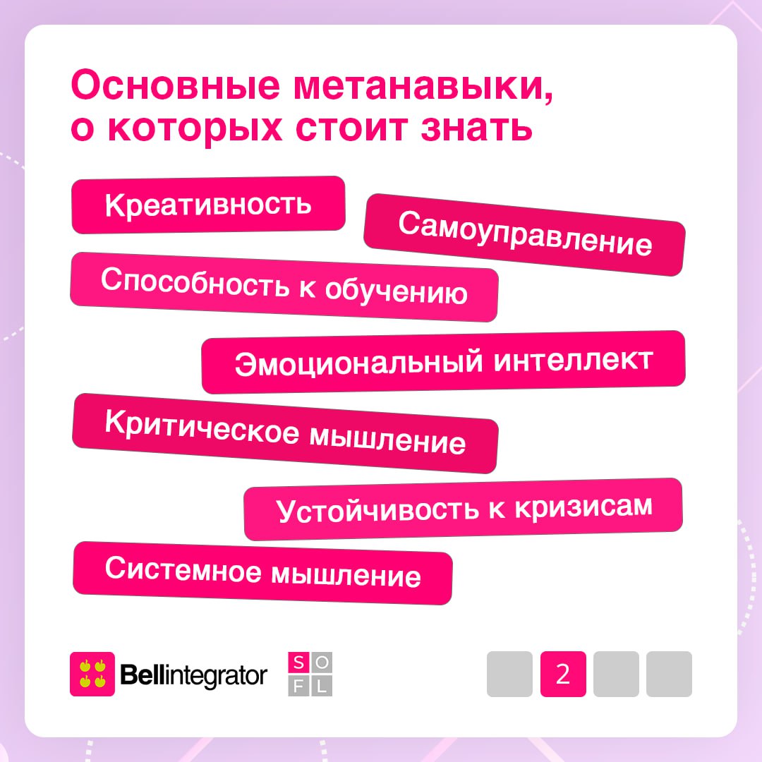 Знали, что существую не только софты и харды? 👀
Meta skills — сквозные глубинные навыки, помогающие нам добиваться успеха. В карточках рассказали, зачем они нам и как их улучшить | Сетка — социальная сеть от hh.ru