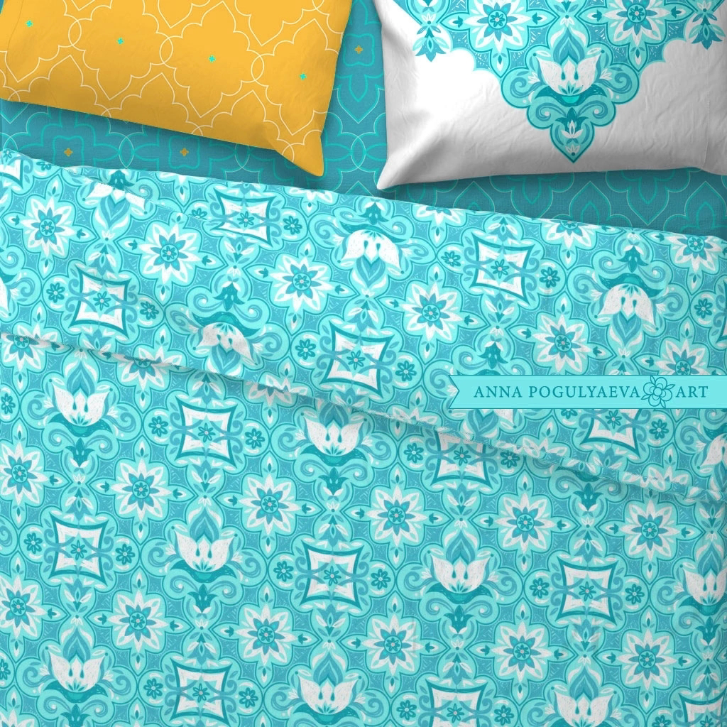 Летний принт для ткани. Небрежная геометрия | Сетка — социальная сеть от hh.ru