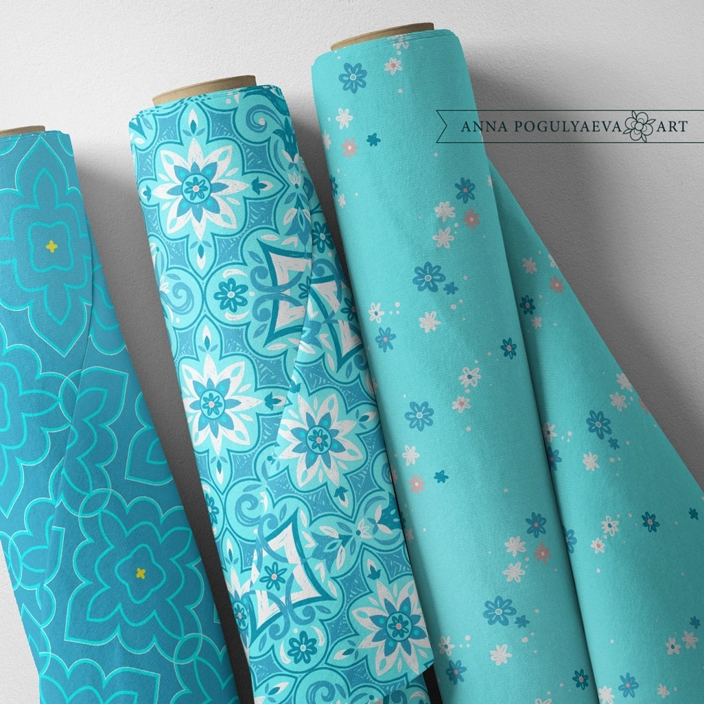 Летний принт для ткани. Небрежная геометрия | Сетка — социальная сеть от hh.ru