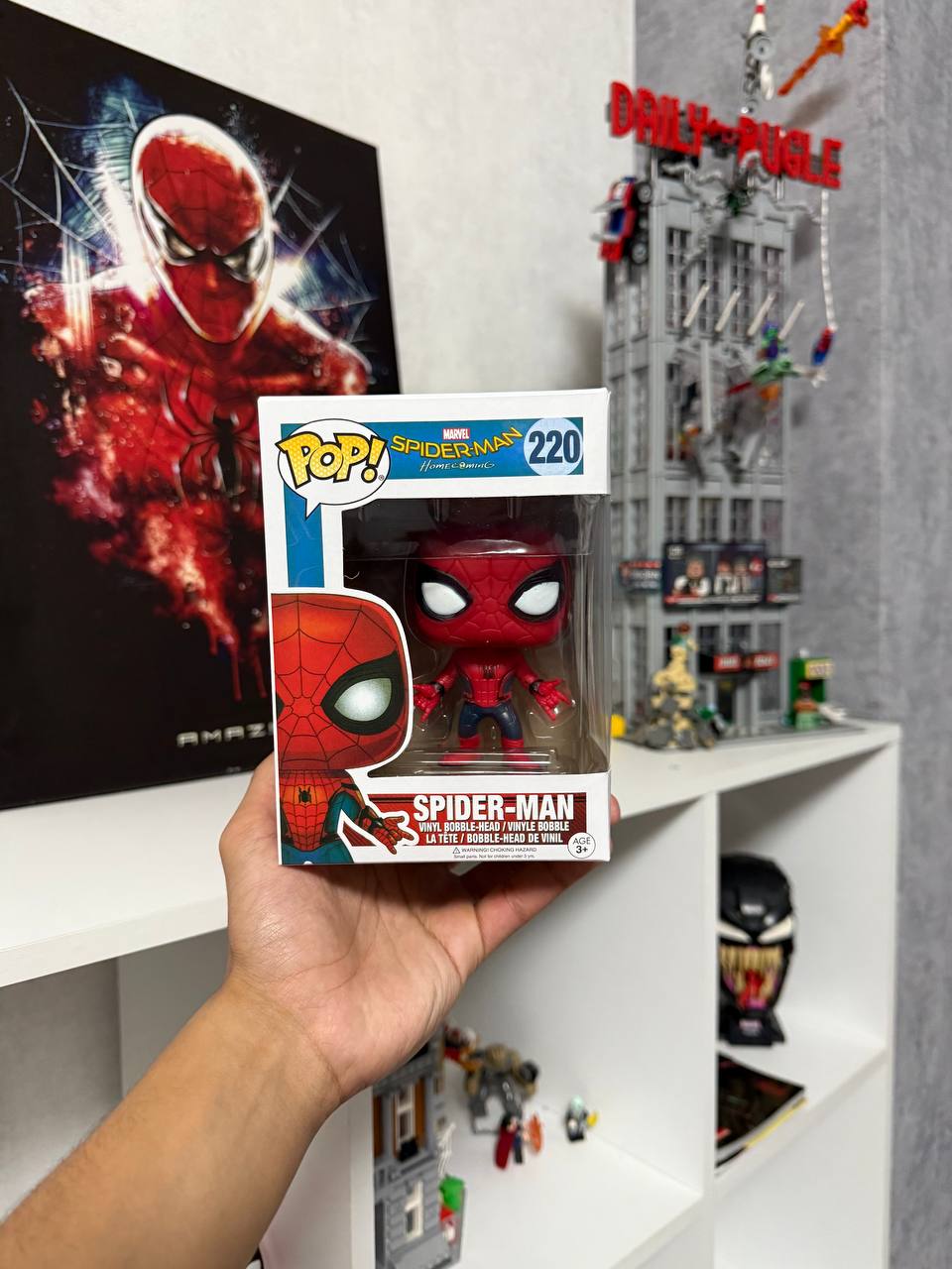 🕷Вчера Вика подарила фигурку Funko Pop. Коллекционирую их.
Кто не знает, я жесткий фанатик Marvel. Собираю Lego, комиксы, фигурки | Сетка — социальная сеть от hh.ru
