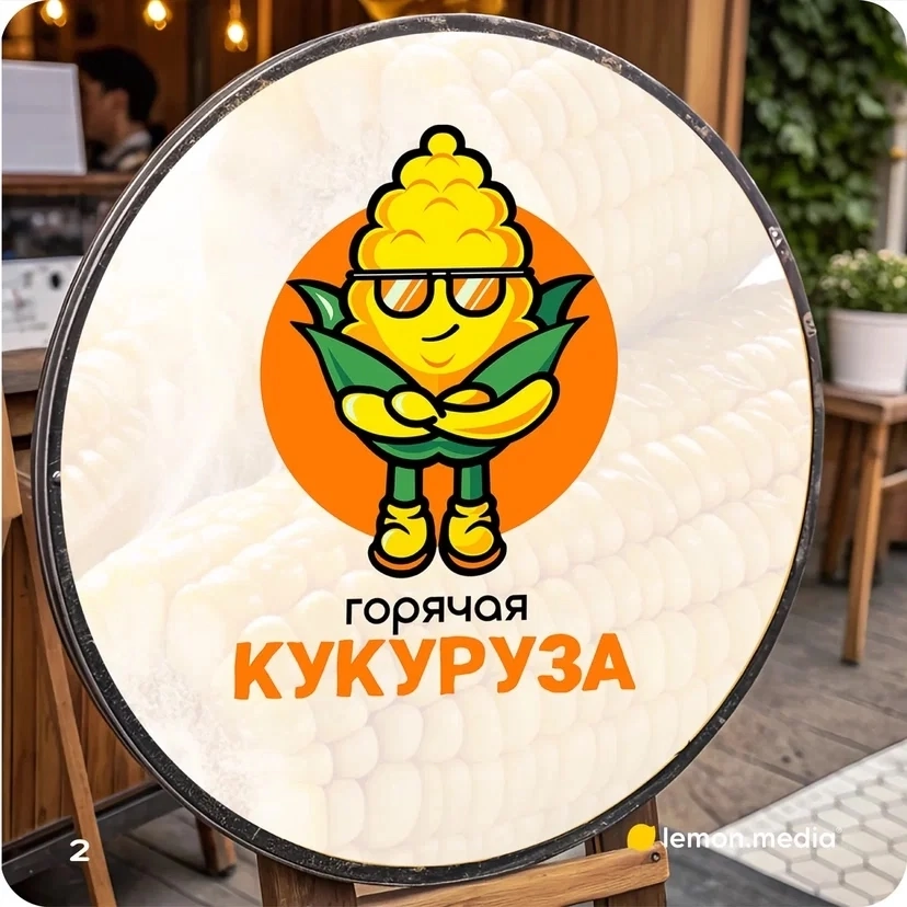 Логотип для компании «Горячая кукуруза» | Сетка — социальная сеть от hh.ru