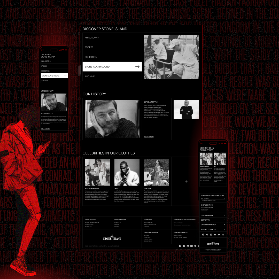 Stone Island | E-Commerce Redesign 2023 | Сетка — социальная сеть от hh.ru