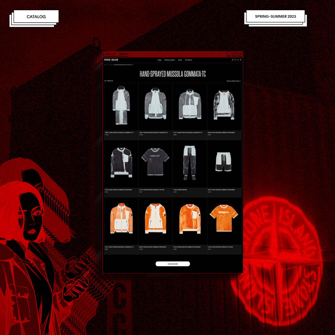 Stone Island | E-Commerce Redesign 2023 | Сетка — социальная сеть от hh.ru