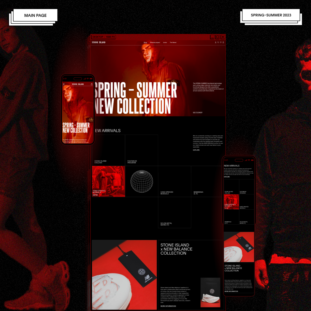 Stone Island | E-Commerce Redesign 2023 | Сетка — социальная сеть от hh.ru