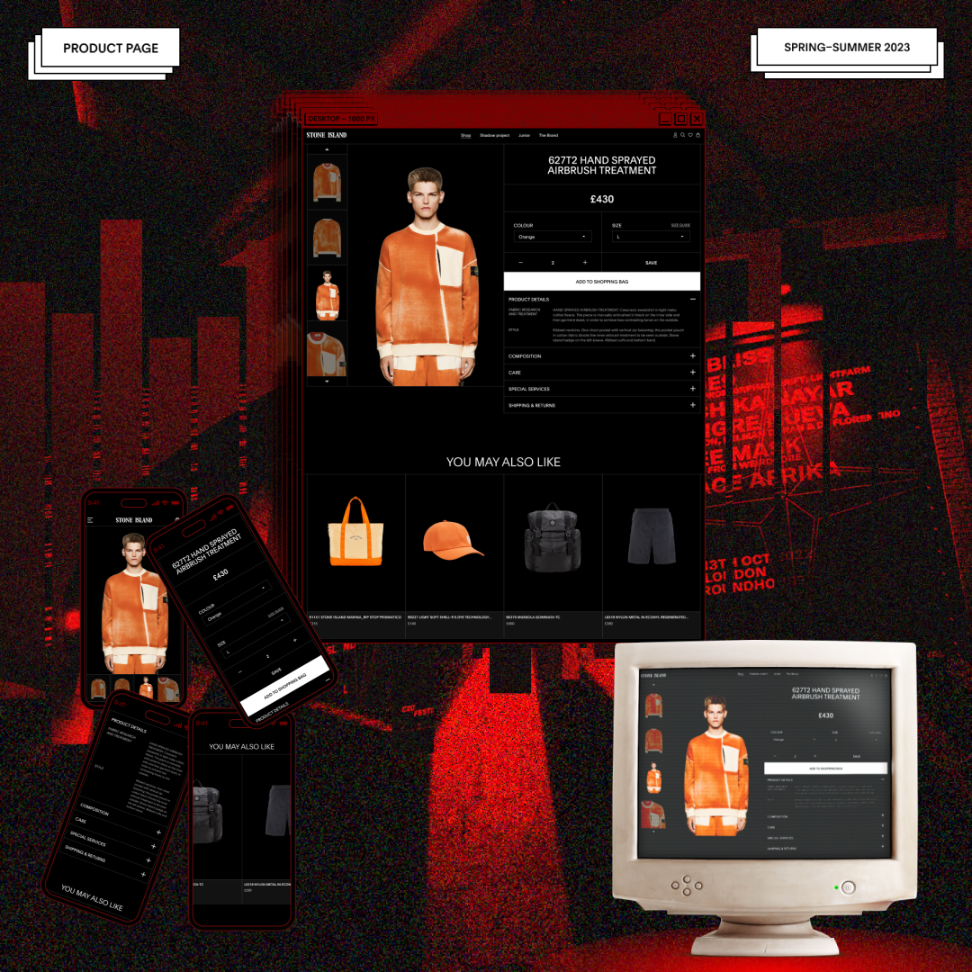 Stone Island | E-Commerce Redesign 2023 | Сетка — социальная сеть от hh.ru