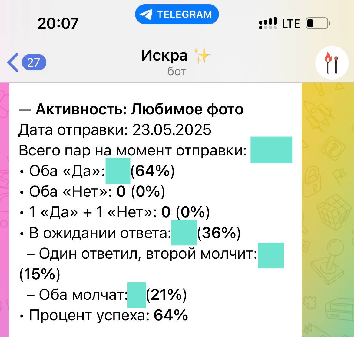 Как там бот?
Шлифуем старый функционал, вкручиваем новый, думаем, как продавать, щупаем ниши — ищем свою | Сетка — социальная сеть от hh.ru