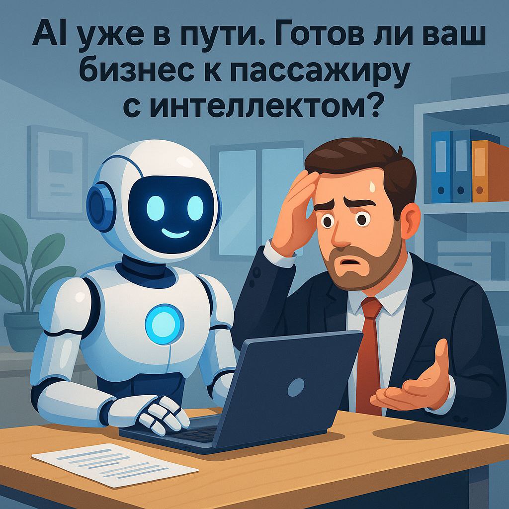 Салют, друзья!
🤖 «AI уже в пути. Готов ли ваш бизнес к пассажиру с интеллектом?»
📡 Пока одни боятся, что нейросети отнимут работу, другие — активно внедряют агентов ИИ прямо в сердце бизнеса | Сетка — социальная сеть от hh.ru