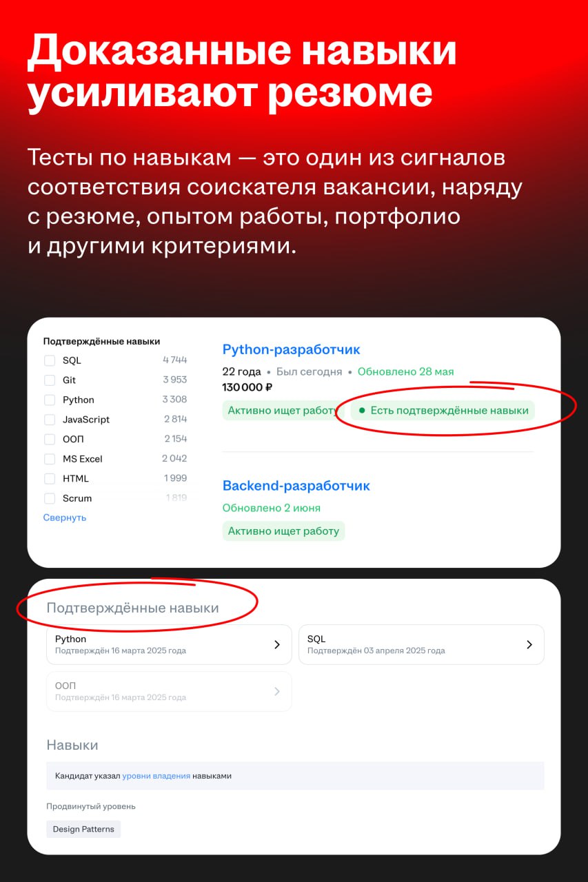 HeadHunter и Минцифры запустили национальную систему подтверждения ИТ-компетенций
🌟 Что случилось
Минцифры запустило национальную систему подтверждения ИТ-компетенций, а оператором программы стал Head... | Сетка — социальная сеть от hh.ru