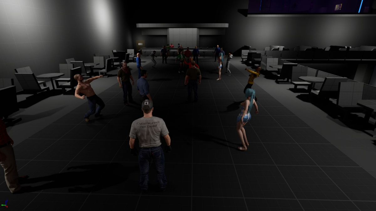 Мальчик: пошли в ночной клуб!
Мужчина: у нас дома есть ночной клуб!
Ночной клуб дома:  
#unrealengine #blockout | Сетка — социальная сеть от hh.ru