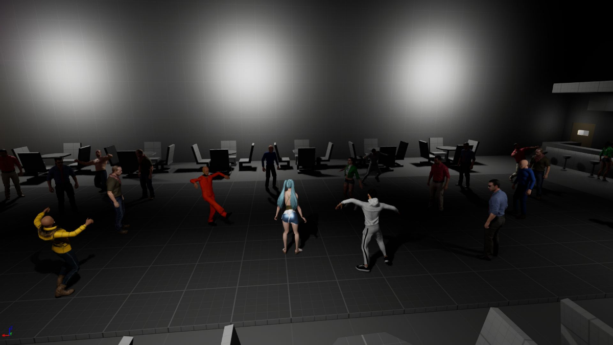 Мальчик: пошли в ночной клуб!
Мужчина: у нас дома есть ночной клуб!
Ночной клуб дома:  
#unrealengine #blockout | Сетка — социальная сеть от hh.ru