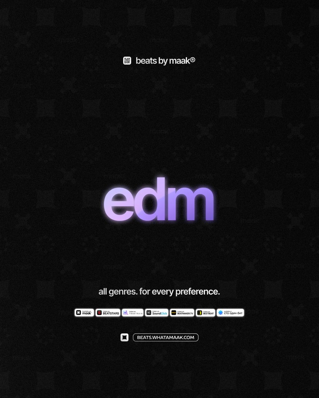 🎵 «EDM биты» ╳ от maak®ℹ️ В нашем каталоге более 400 различных аранжировок, в самых популярных жанрах, на любой вкус и предпочтения | Сетка — социальная сеть от hh.ru