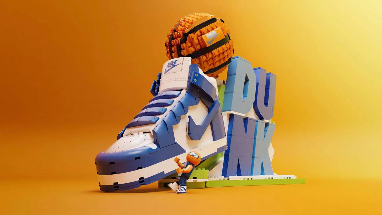 Lego и Nike выпустили свой первый совместный набор в рамках своего долгосрочного сотрудничества. Пробой пера стал конструктор для сборки легендарной баскетбольной модели Nike Dunk из 1180 деталей | Сетка — социальная сеть от hh.ru