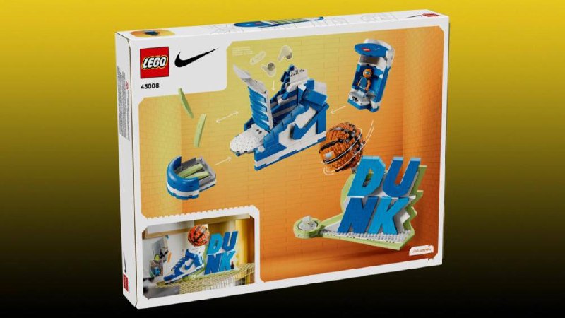 Lego и Nike выпустили свой первый совместный набор в рамках своего долгосрочного сотрудничества. Пробой пера стал конструктор для сборки легендарной баскетбольной модели Nike Dunk из 1180 деталей | Сетка — социальная сеть от hh.ru