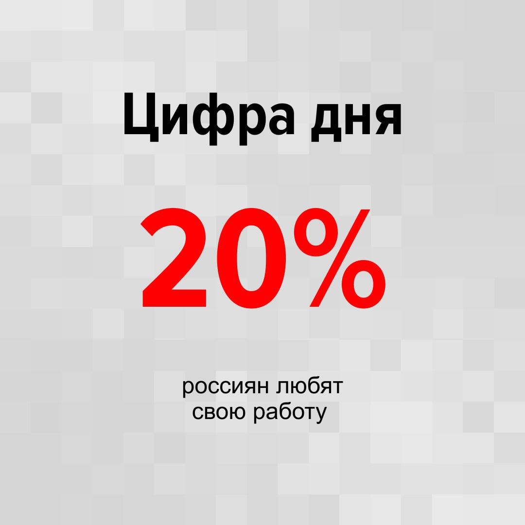 Только 20% сотрудников любят свою работу.
Опрос hh.ru показал, что в 2025 вырос процент тех, кто любит свою работу и ставит ей высшую оценку по пятибалльной шкале | Сетка — социальная сеть от hh.ru