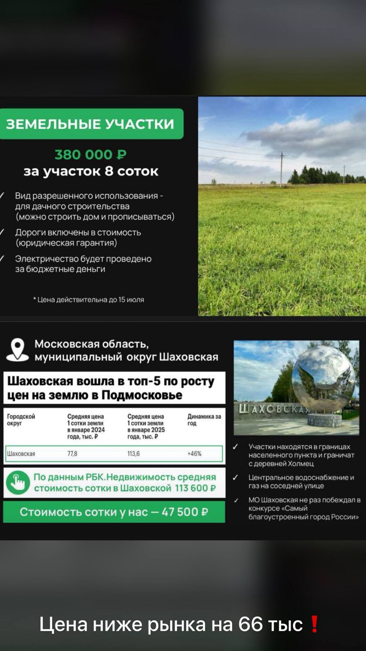 🤔 Можете ли вы представить, что участок в Подмосковье можно | Сетка — социальная сеть от hh.ru