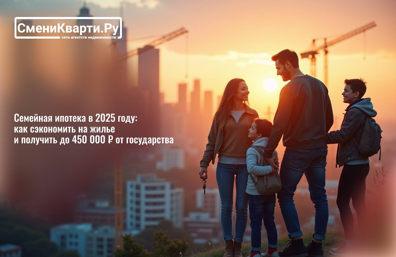 💰 Семейная ипотека в 2025 году: как сэкономить на жилье и получить до 450 000 ₽ от государства
Семейная ипотека — один из самых востребованных способов приобрести жильё с господдержкой 👨‍👩‍👧‍👦 | Сетка — социальная сеть от hh.ru